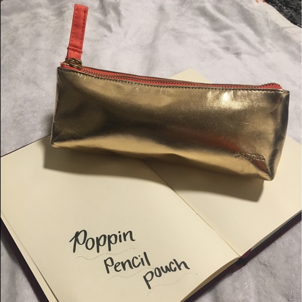 GOLDEN POPPIN PENCIL CASE!!!